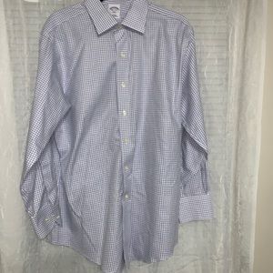 Brooks Brothers 346 Non-Iron Mens 16.5- 2/3 Plaid